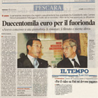 Articolo di Federico Ioannoni per Il Tempo in merito alla querela presentata dalla PacotVideo nei confronti del Gruppo Editoriale Espresso - La Repubblica per utilizzo illegittimo e senza alcuna autorizzazione del video relativo al Fuorionda di Fini